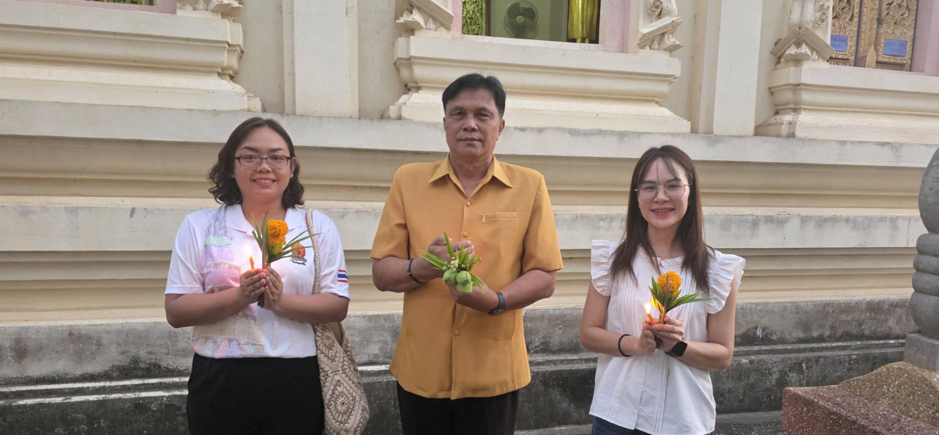 🪷 สพอ.หนองบัวแดง : ร่วมกิจกรรมทำบุญทางพระพุทธศาสนา "วันมาฆบูชา"🪷