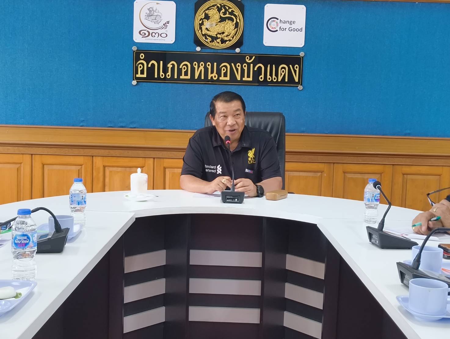 สพอ.หนองบัวแดง จัดประชุมคณะอนุกรรมการกลั่นกรองและติดตามการดำเนินงานกองทุนพัฒนาบทบาทสตรีอำเภอหนองบัวแดง ครั้งที่ 5/2569 