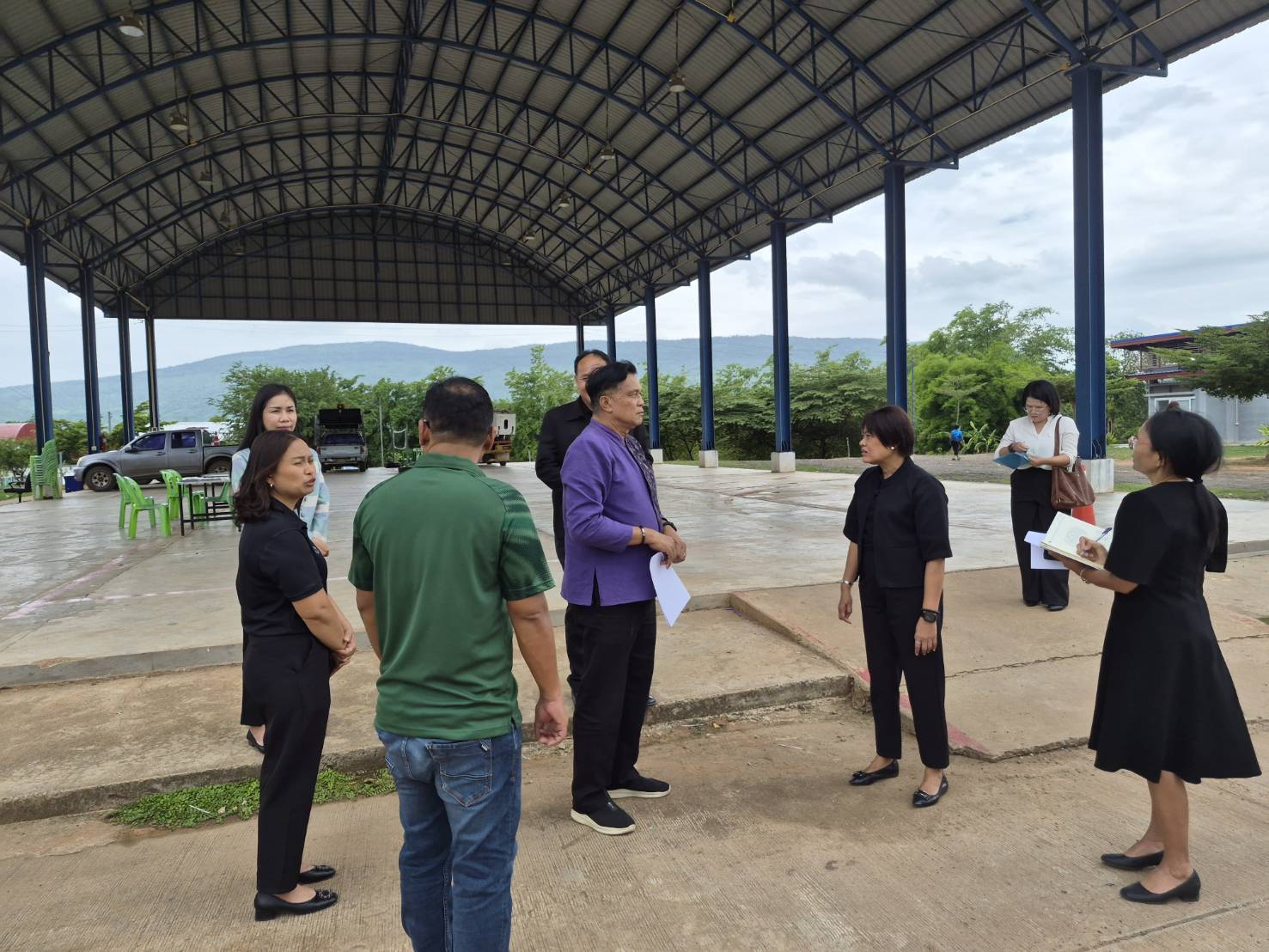 📢 สพอ.หนองบัวแดง ร่วมต้อนรับรองผู้ว่าราชการจังหวัดชัยภูมิ ลงพื้นที่เตรียมความพร้อมตรวจเยี่ยมกองทุนหมู่บ้านต้นแบบ