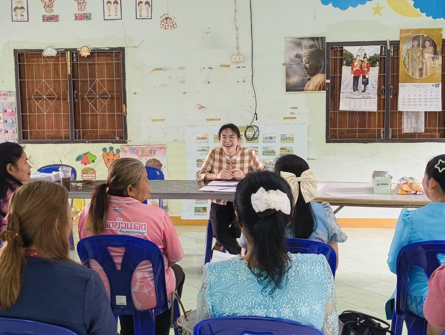 📢 สพอ.หนองบัวแดง ลงพื้นที่ประชุมคณะทำงานขับเคลื่อนกองทุนพัฒนาบทบาทสตรีตำบลถ้ำวัวแดง