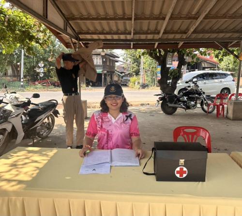 สพอ.หนองบัวแดง : ตรวจเยี่ยมจุดบริการประชาชน ช่วงเทศกาลสงกรานต์ ประจำปี พ.ศ .2569 