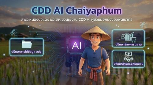 📱 **CDD AI Chaiyaphum ผู้ช่วยอัจฉริยะของพัฒนากร**